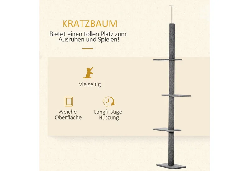 Krabpaal D30-296V02 by PawHut in Brown – product photo 4 of 5