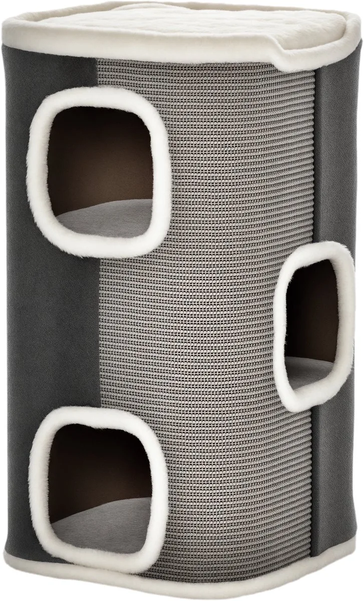 Krabpaal met 3 verdiepingen D30-423 by PawHut in Multicolour – product photo 1 of 5