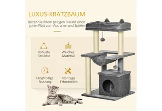 krabpaal met grot D30-491 by PawHut in Grey – product photo 4 of 5