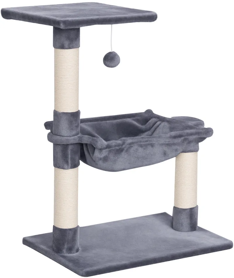 Krabpaal met Pluche - 50x36x70cm - Grijs by PawHut – product photo