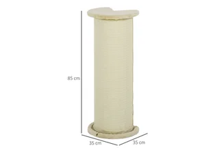 Kratzbrett für Ecken mit Anti-Kipp-Vorrichtung D30-553V00 by PawHut in Beige – product photo 3 of 5