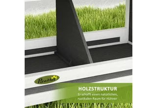 Nistkasten mit Platz für 2 Hühner D51-403V00 by PawHut in Black – product photo 5 of 5