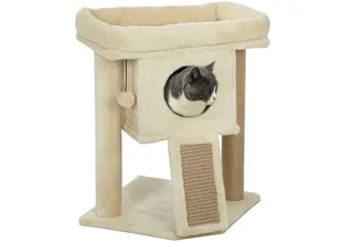 PawHut-Kratzbaum-Kratzbrett, Spielball-Beige by PawHut in Beige – product photo 2 of 5