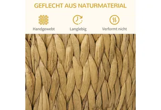 Tierhaus Katzenhöhle, waschbares Kissen von PawHut in Natur – Produktfoto 5 von 5