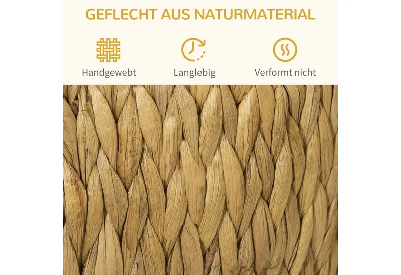 Tierhaus Katzenhöhle, waschbares Kissen von PawHut in Natur – Produktfoto 5 von 5