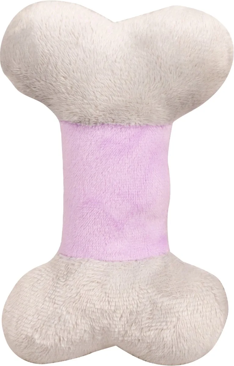 Hondenknuffel – 15 cm - Hondenspeelgoed met Pieper – Zachte Knuffel - Piepspeelgoed - Botje - Geel, mint of paars van Pawise in Geel, Mint of paars – productfoto