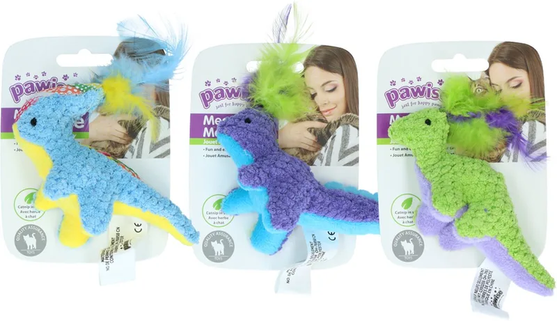 meow meow life-dinosaur Speelgoed voor katten - Kattenspeelgoed - Kattenspeeltjes by Pawise in Multicolour – product photo
