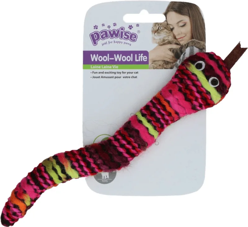 Meowmeow life - wool snack Speelgoed voor katten - Kattenspeelgoed - Kattenspeeltjes by Pawise in Slang – product photo