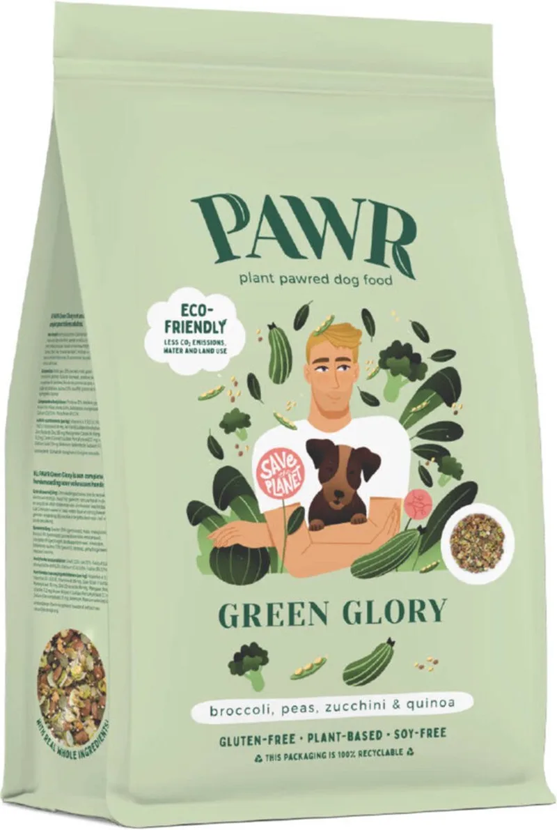 9x PAWR Plantaardig Hondenvoer Green Glory 750 gr de PAWR – photo produit