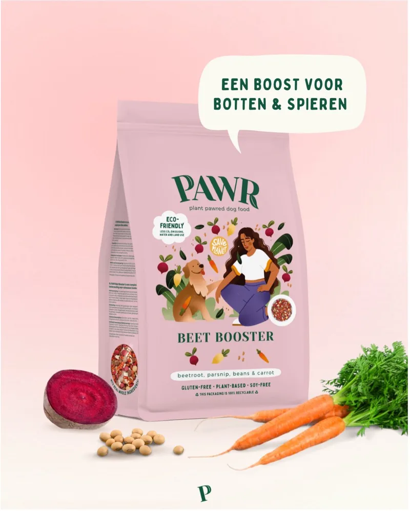 Plantaardig Beet Booster - Hondenvoer - Rode Biet Pastinaak Bonen 750 g Glutenvrij - Sojavrij by PAWR – product photo