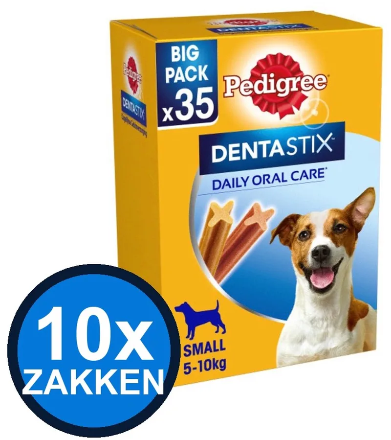 10x Pedigree - Dentastix Mini Multipack 35-pack - Hondensnacks - 550 g von Pedigree – Produktfoto