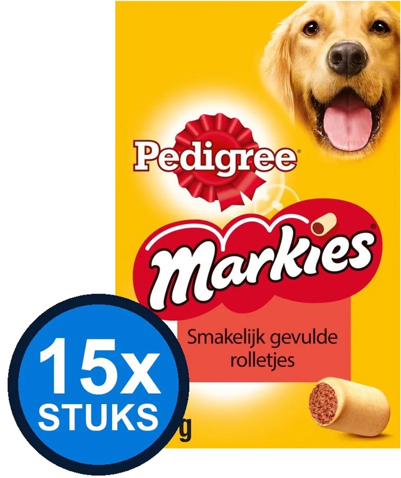 15x Pedigree - Markies Original - Hondensnacks - 500 g de Pedigree – photo produit