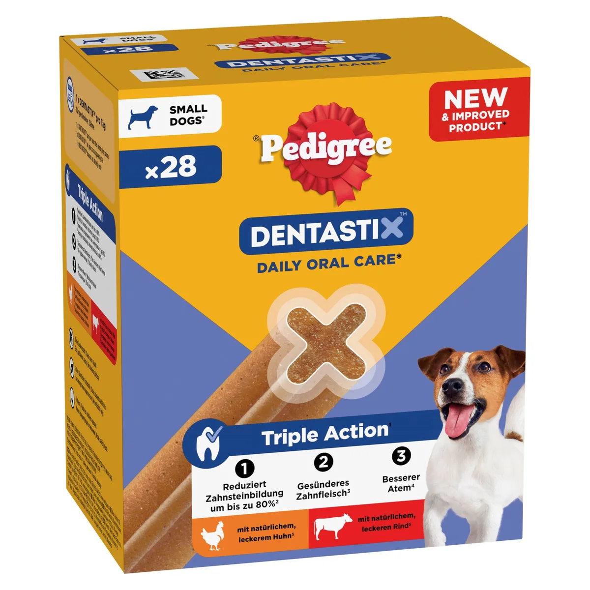 28x Dentastix Voor Kleine Honden Pedigree Hondensnacks de Pedigree – photo produit