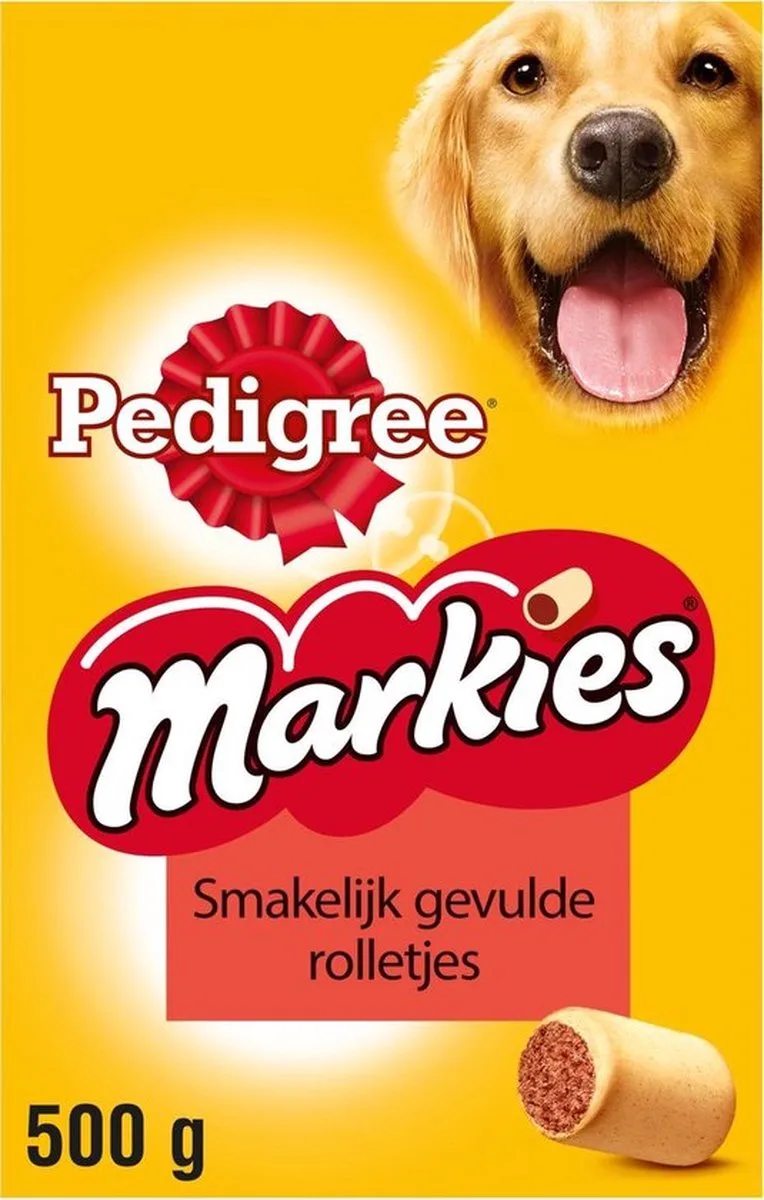 2x Pedigree Markies - Smakelijke Vleesrolletjes - 500g van Pedigree – productfoto