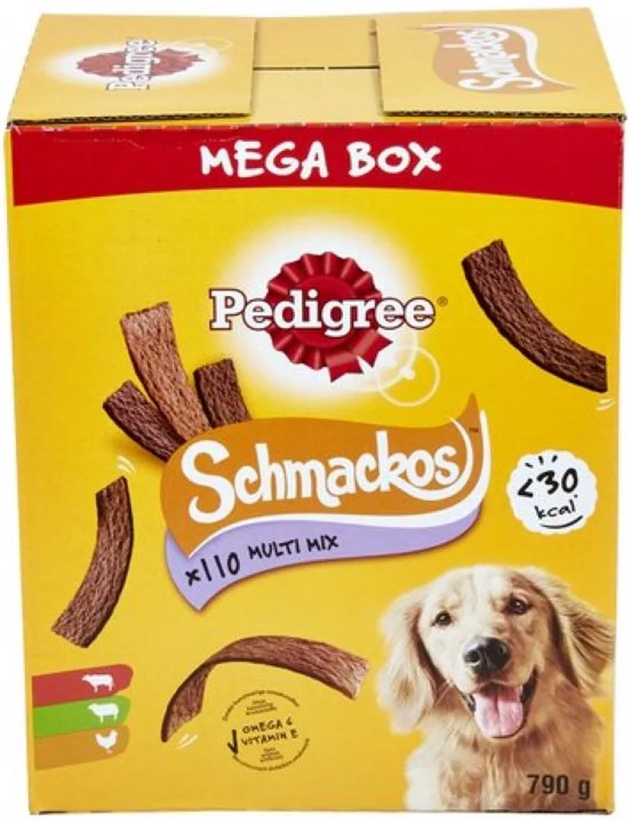 2x - Pedigree - Schmackos Multi Mix - Mega Box by Pedigree – product photo