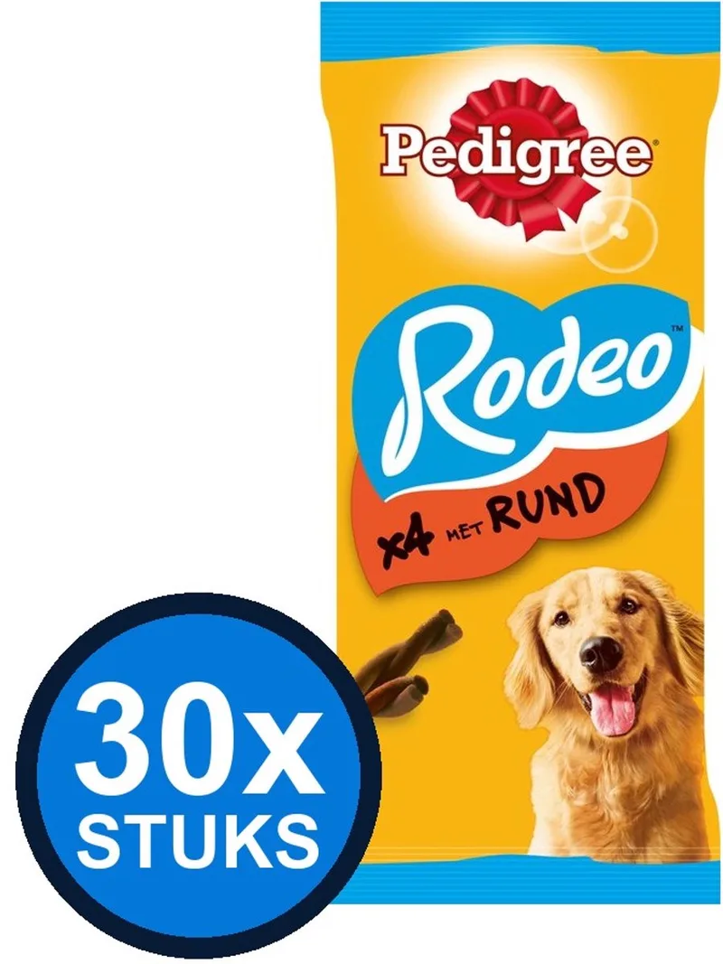 30x Pedigree - Rodeo Rund - Hondensnacks - 70 g de Pedigree – photo produit