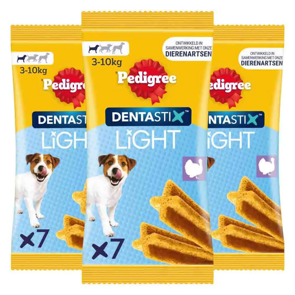 3x Pedigree Hondensnack Dentastix Light Mini 58 gr de Pedigree – photo produit