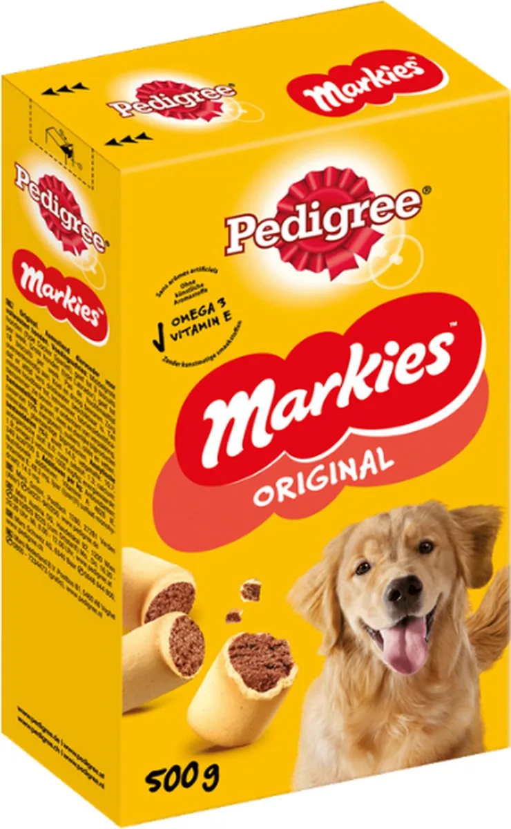 3x Pedigree Markies met Mergpijp - Hondensnacks -500g de Pedigree – photo produit