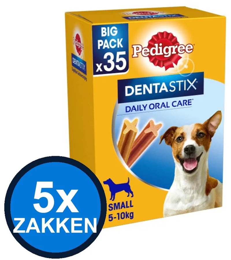 5x Pedigree - Dentastix Mini Multipack 35-pack - Hondensnacks - 550 g by Pedigree – product photo