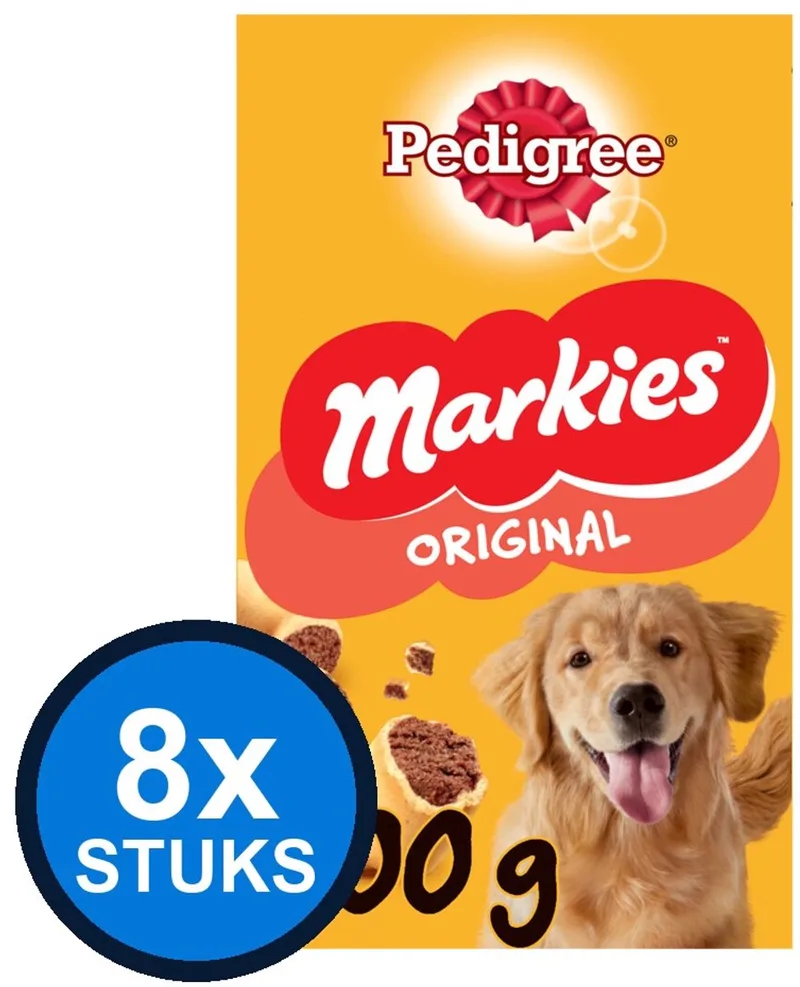 8x Pedigree - Markies Original - Hondensnacks - 500 g by Pedigree – product photo