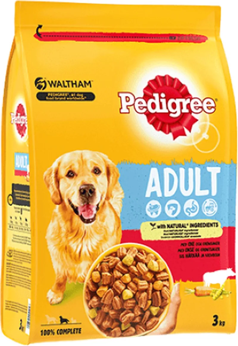 Adult - Droogvoer Hondenbrokken - Rund - 3kg de Pedigree – photo produit