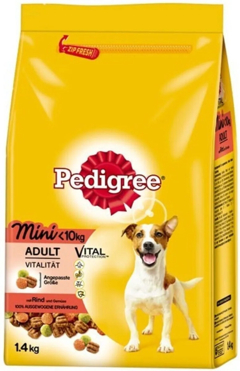 Adult Hondenbrokken Mini Rund - 4 x 1,4 kg - Voordeelverpakking von Pedigree – Produktfoto