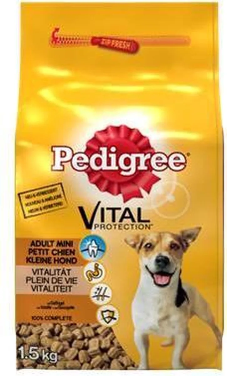 adult mini gevogelte 1,5 kg (multipak 5 stuks) van Pedigree – productfoto