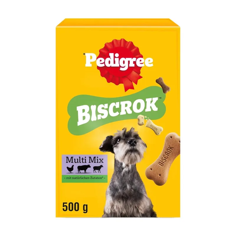 Biscrok Multi Mix Hundesnacks, 6 x 500 g fra Pedigree – produktbillede