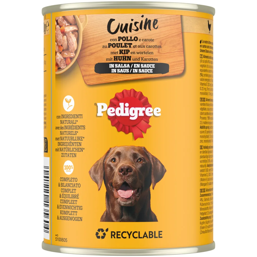 Blik Hondenvoer Adult Kip 400 gr van Pedigree – productfoto