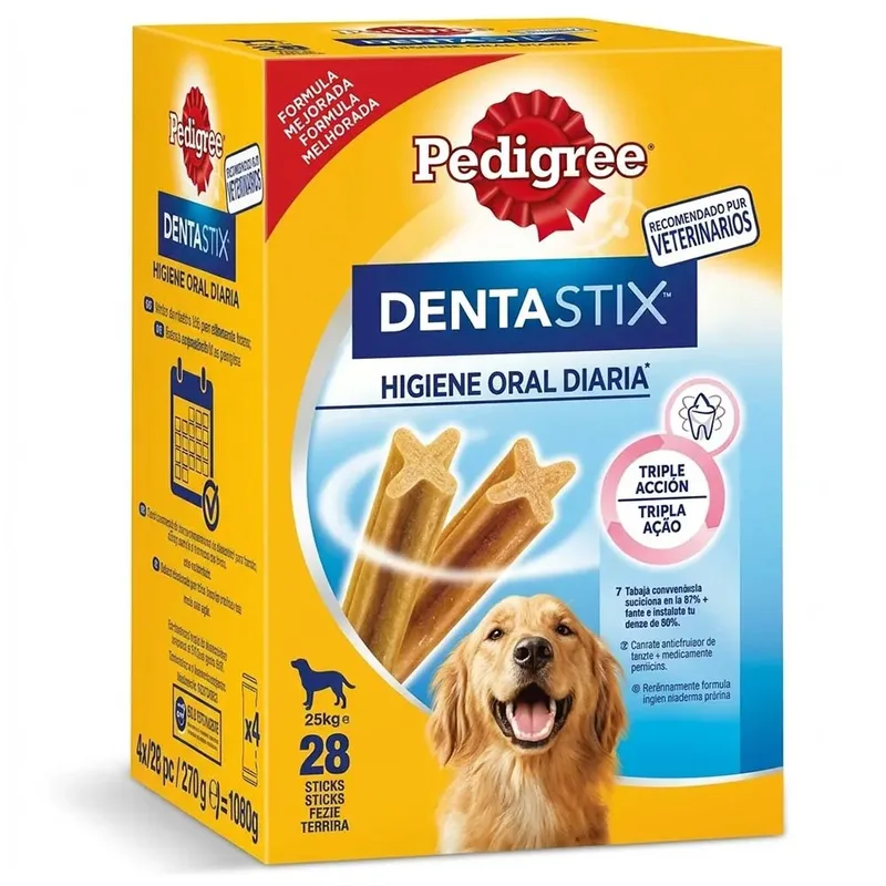 Dentastix 28 4x1080g +25kg Tussendoortje by Pedigree – product photo