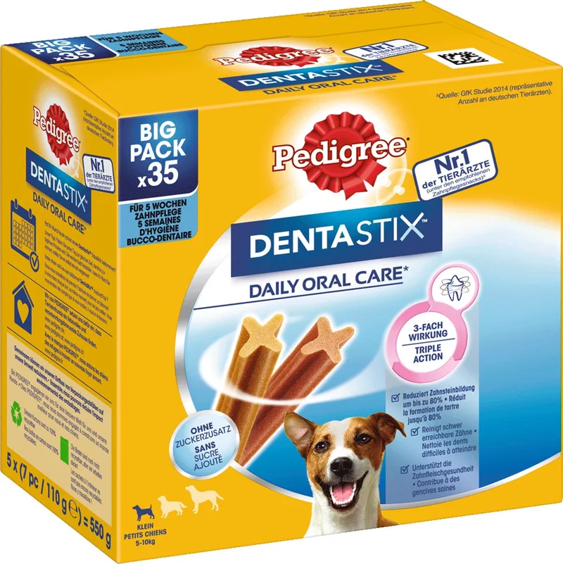 DentaStix Care kleine hond - pak van 4 á 35 stuks de Pedigree – photo produit