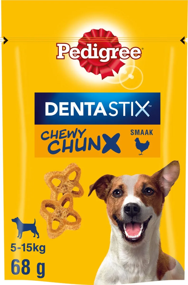 Dentastix Chewy Chunx 68 g - Hondensnacks - Mini by Pedigree – product photo