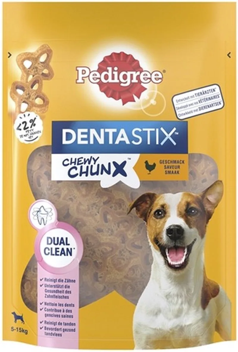 Dentastix Chewy Chunx Hondensnacks Mini - Kip - 5 x 68 gram de Pedigree – photo produit