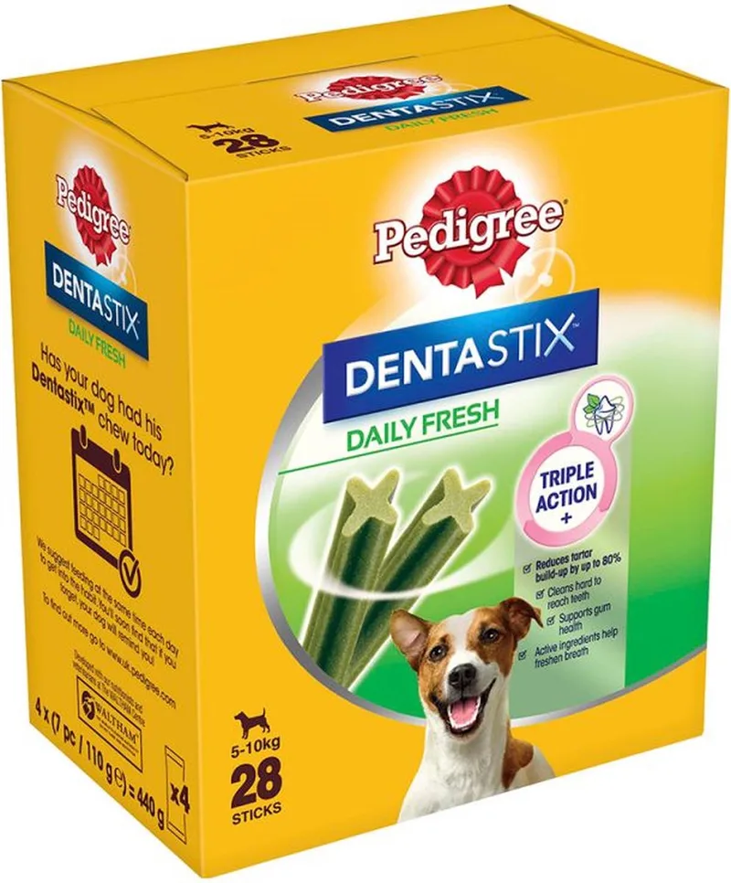 Dentastix daily fresh Medium 5-10kg (28 stuks) van Pedigree – productfoto