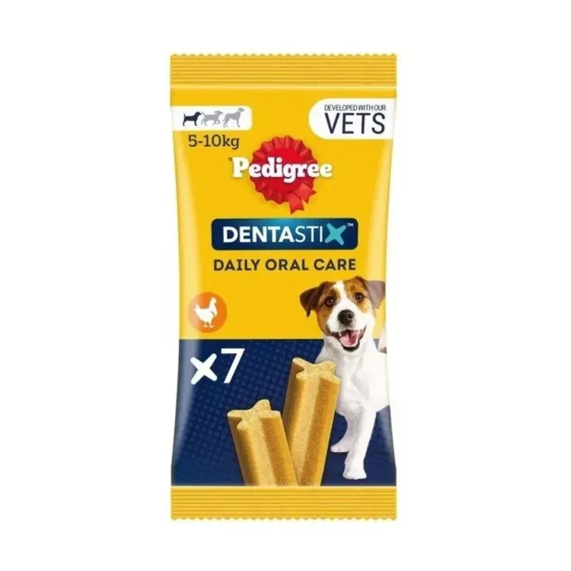 Dentastix friandises dentaires pour chiens de petite race - 7 bâtonnets von Pedigree – Produktfoto