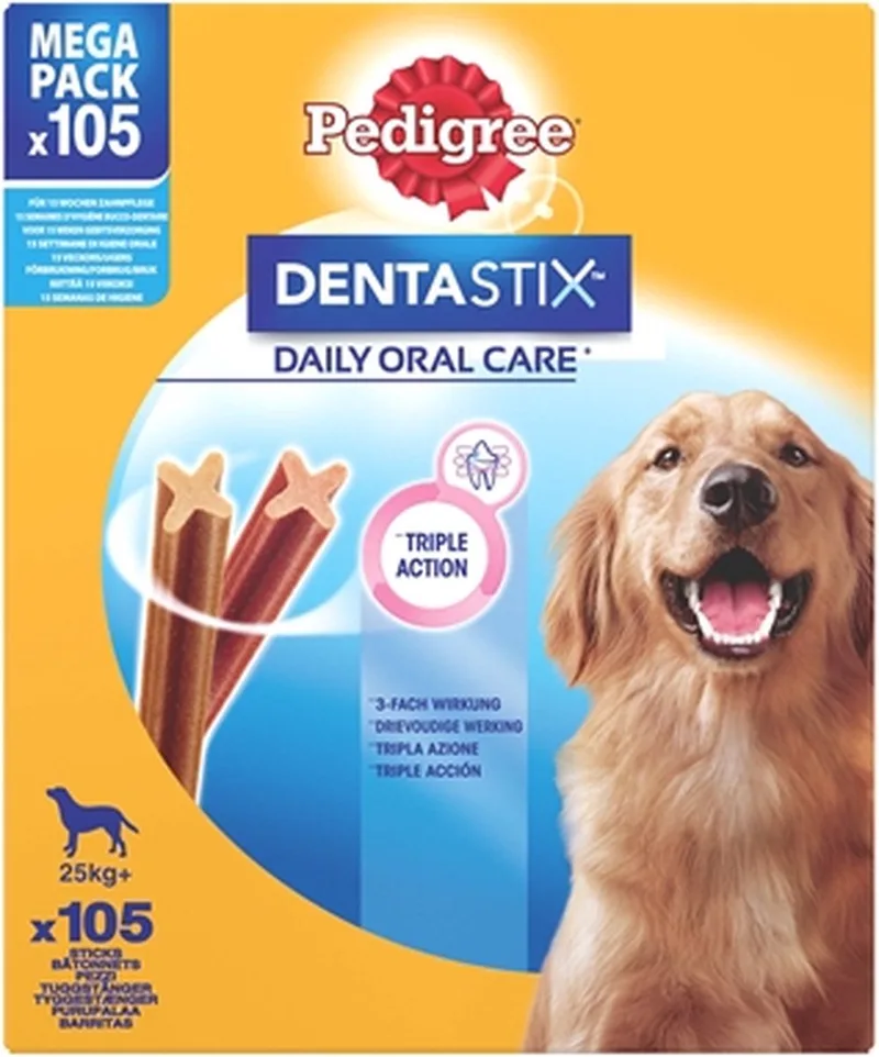 Dentastix Gebitsverzorgende Hondensnacks Maxi - 105 stuks från Pedigree – produktbild