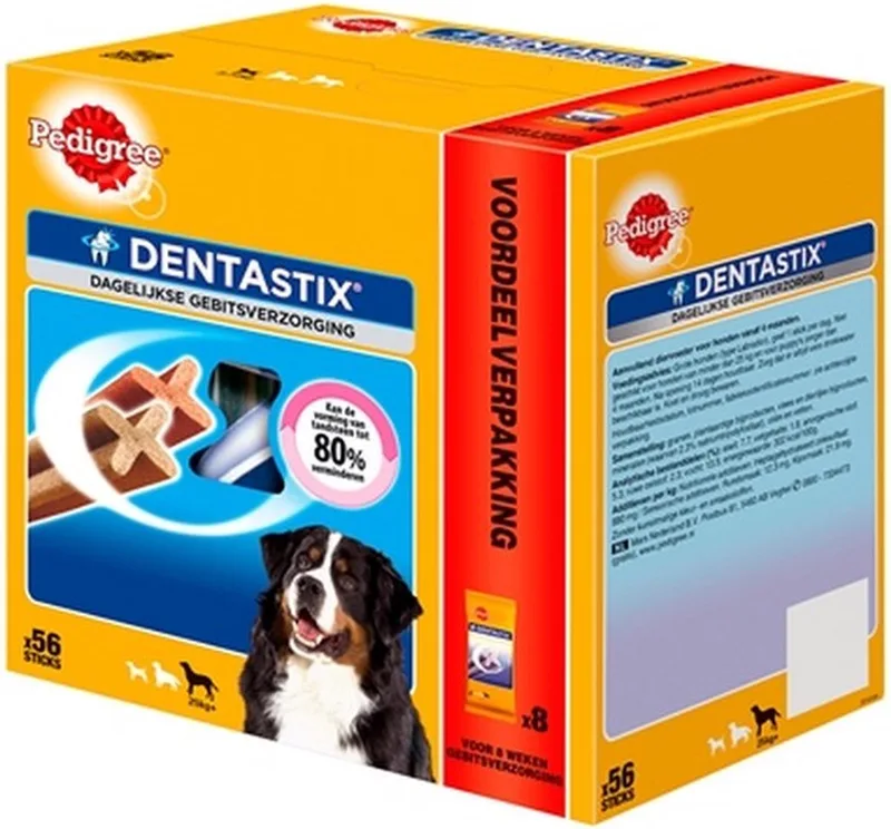 Dentastix Gebitsverzorgende Hondensnacks Maxi - 56 stuks från Pedigree – produktbild