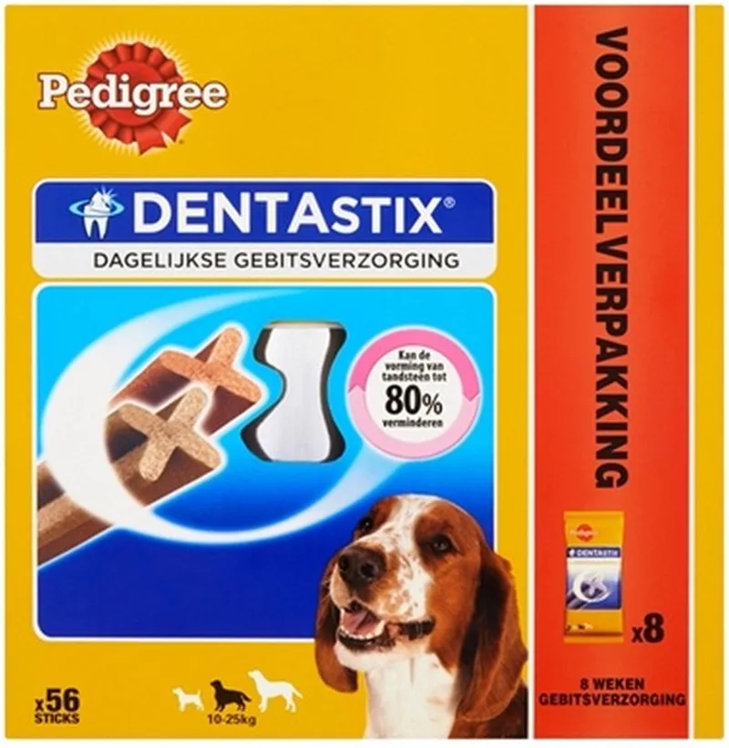 Dentastix Gebitsverzorgende Hondensnacks Medium - 56 stuks de Pedigree – photo produit