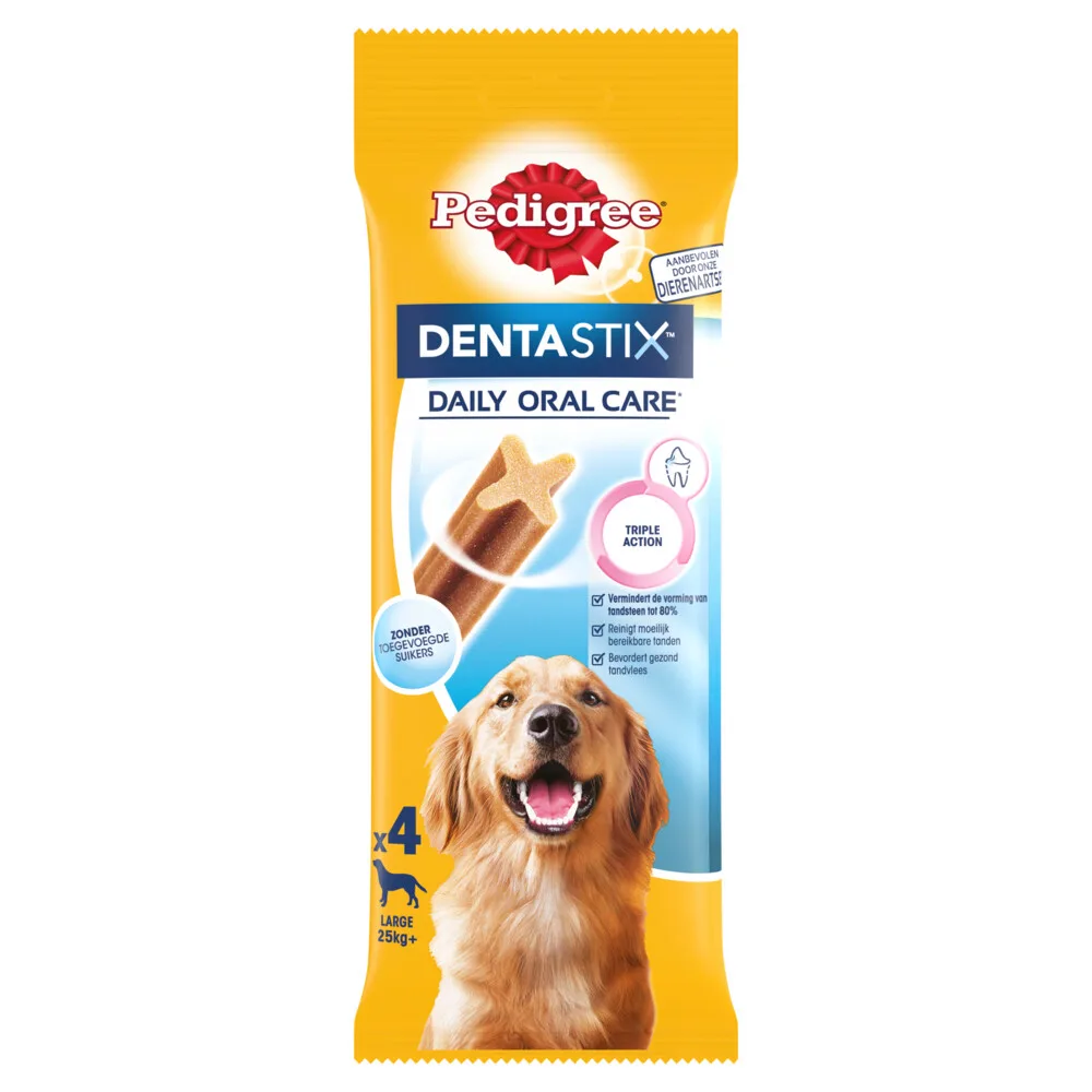 Dentastix Hondensnacks Maxi Single 4-pack 154 gr de Pedigree – photo produit