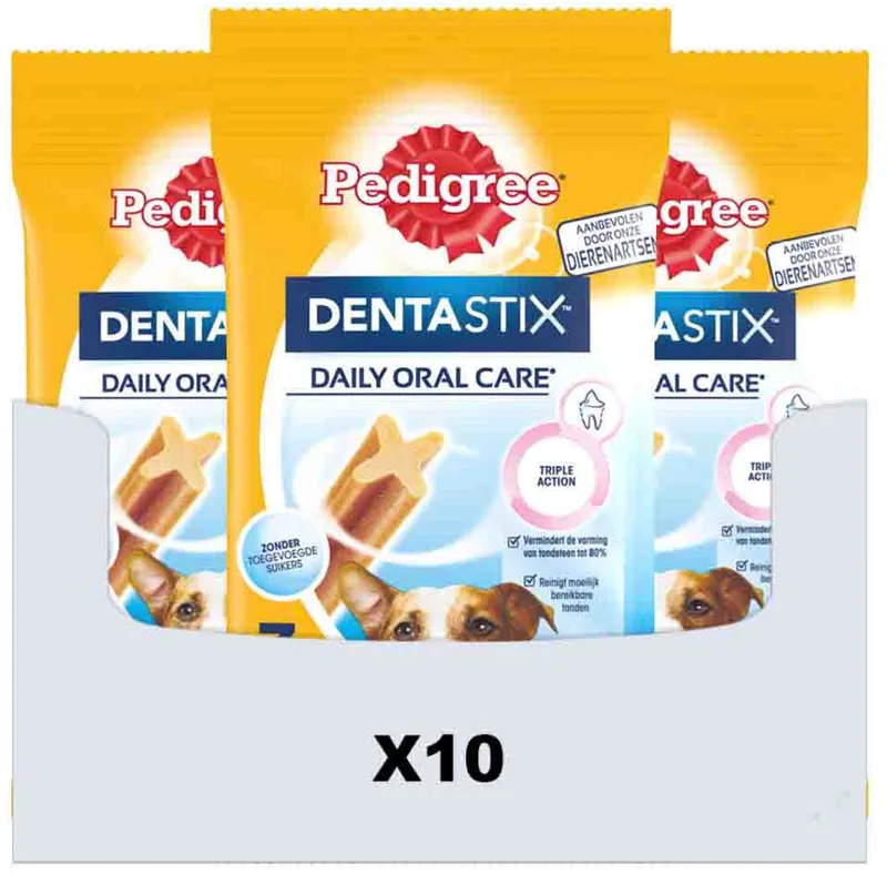 Dentastix Hondensnacks Mini Single 7-pack - 10 x 110 gr - Voordeelverpakking von Pedigree – Produktfoto