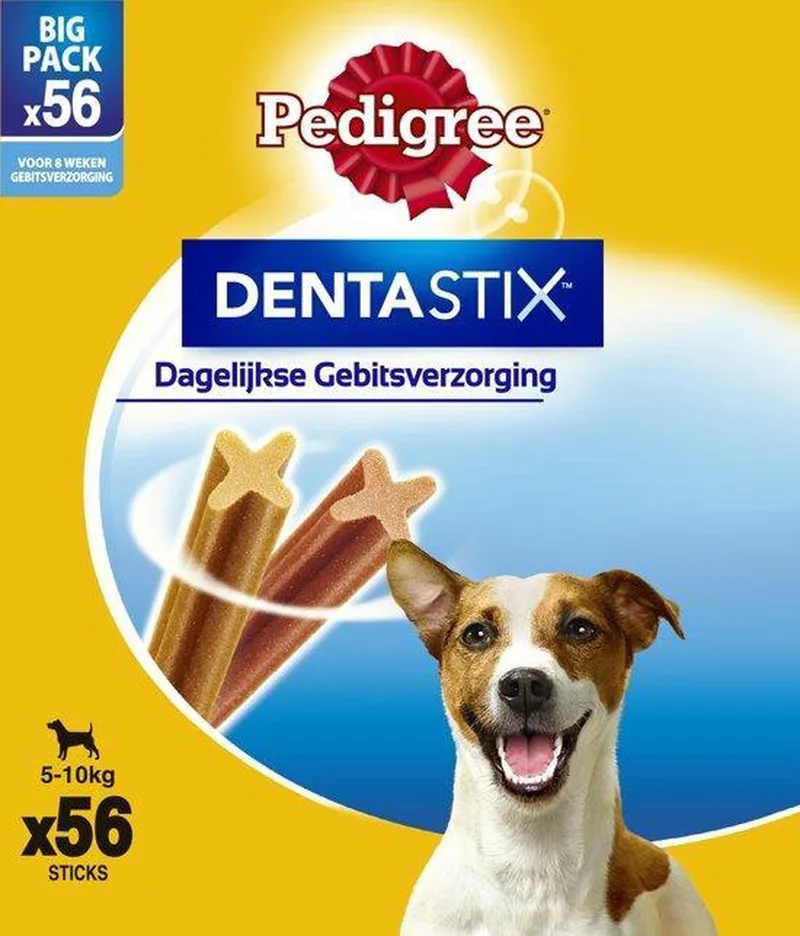 Dentastix - Kleine Hond - Gebitsverzorging - 56 Kauwsnacks de Pedigree – photo produit