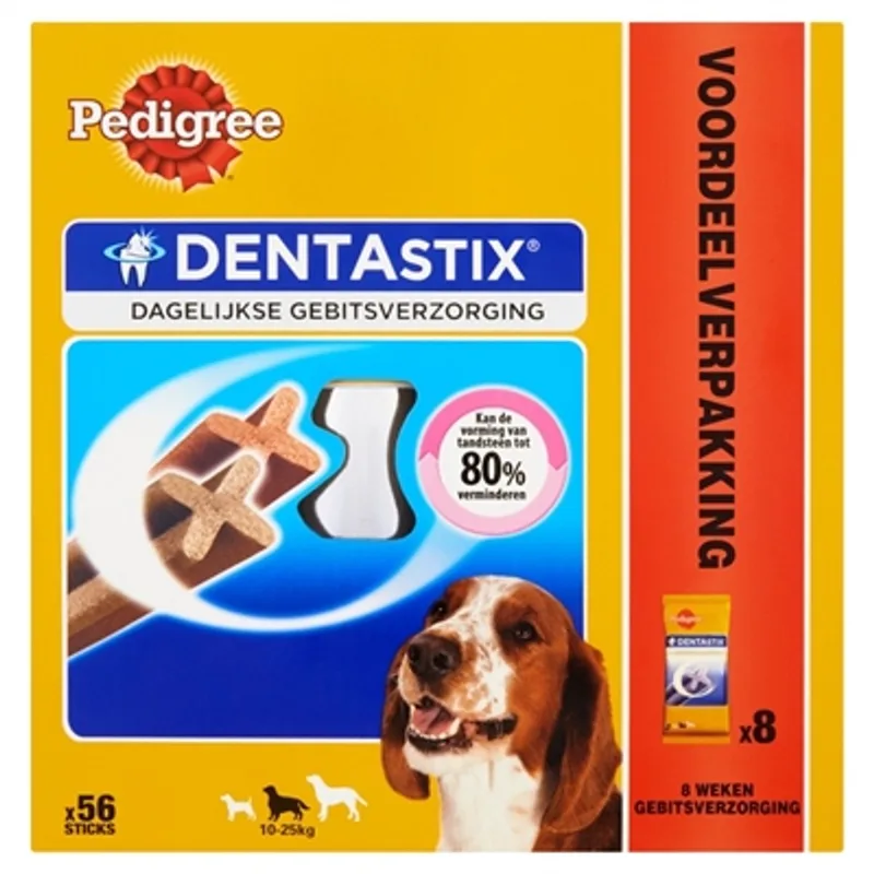 dentastix medium actiepack - 56 st 1440 gr - 1 stuks de Pedigree – photo produit