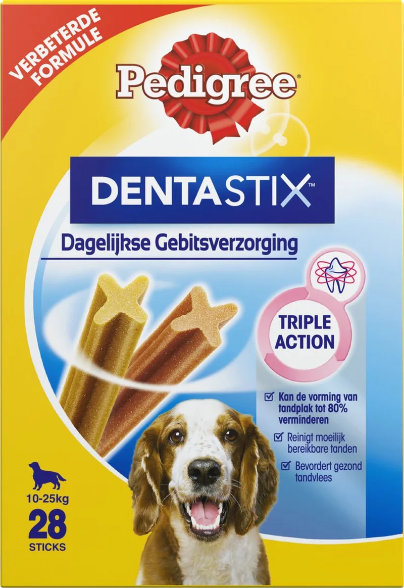 Dentastix - Medium - Hondensnack - 4 x 7 St de Pedigree – photo produit