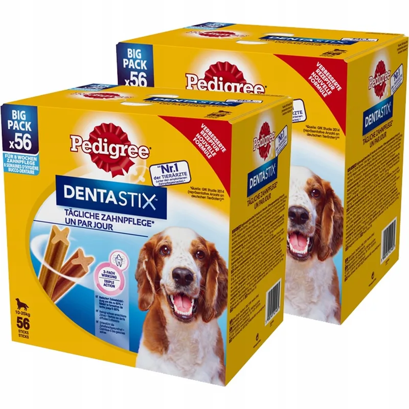 Dentastix Medium - Hondensnack - Gebitsverzorging - 16x180g - 112 Stuks by Pedigree – product photo