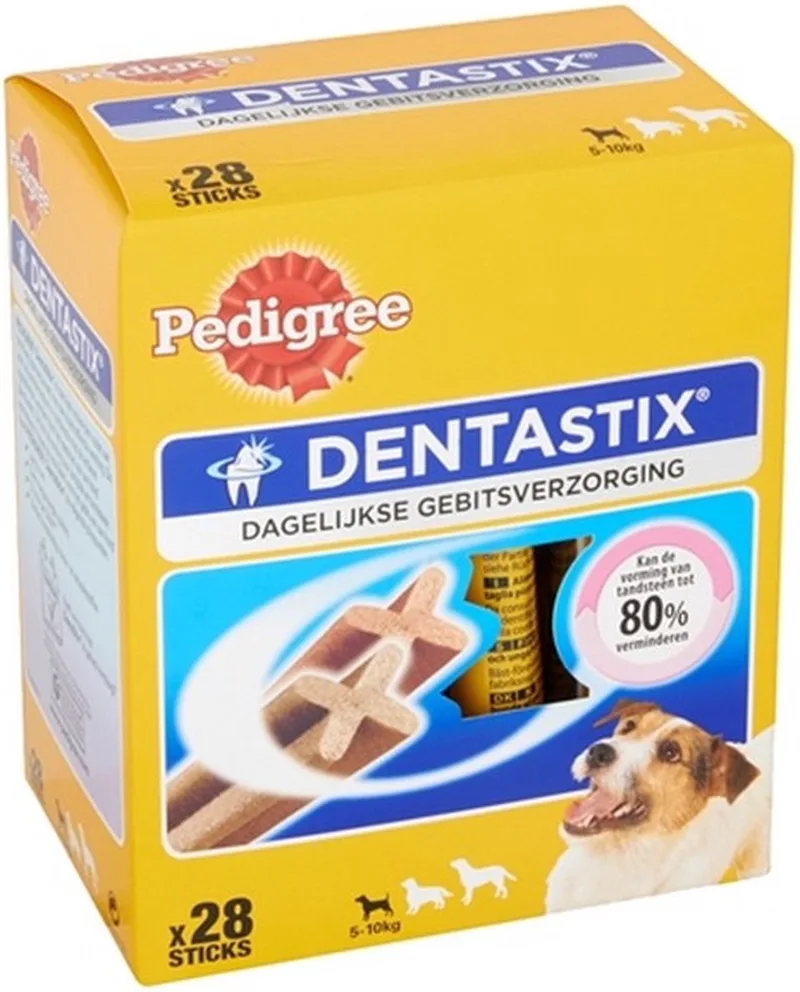 Dentastix Mini Hond Multipack - Gebitsverzorgende Hondensnack - 4 x 7 stuks de Pedigree – photo produit