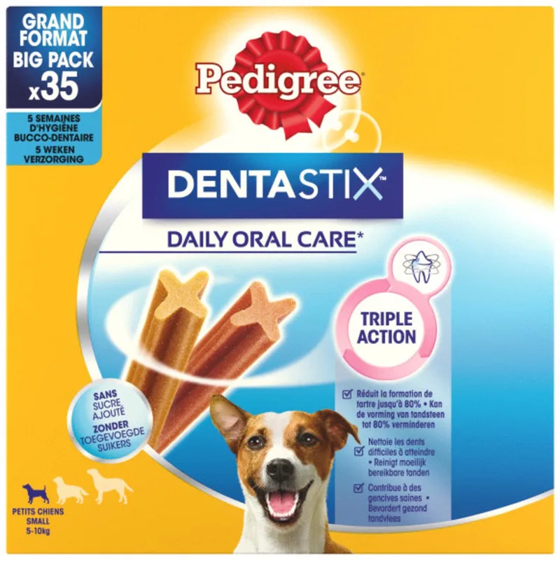 Dentastix Mini Multipack 35-Pack - Hondensnacks - 550 g 35 stuks de Pedigree – photo produit