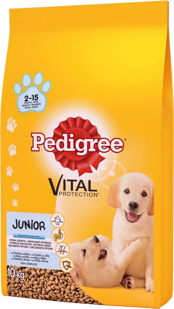 Droogvoer - Junior - Kip & Rijst - 10kg von Pedigree – Produktfoto