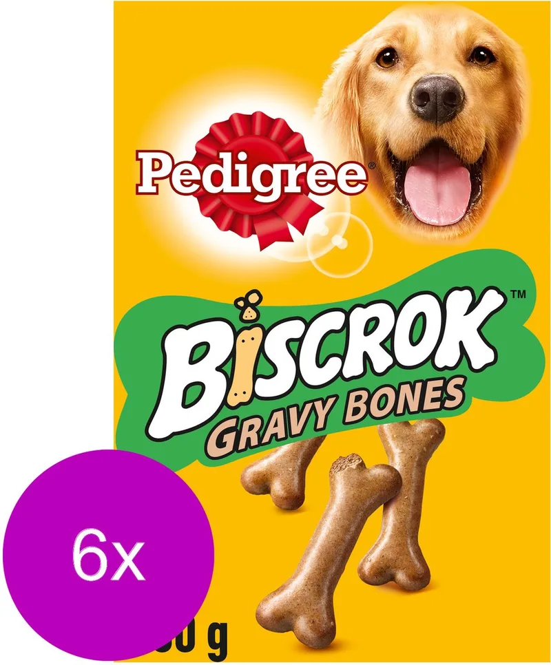 Gravy Bones - Hondensnacks - 6 x Saus 400 g by Pedigree – product photo