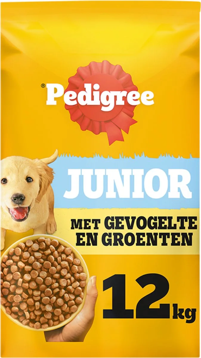 Hondenbrokken - Junior - Gevogelte en Groenten - 12kg by Pedigree – product photo