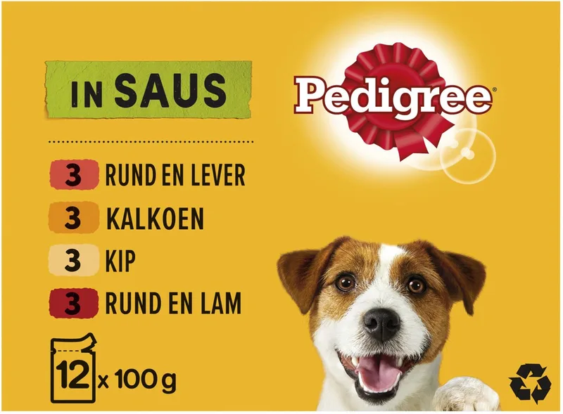 Hondenbrokken selection - 12 stuks x 100 gram de Pedigree – photo produit